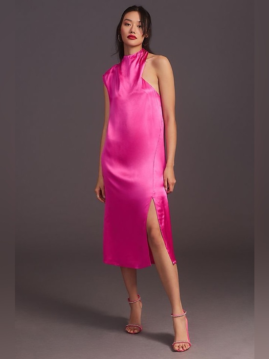 Anthropologie Dresses & Skirts - ANTHROPOLOGIE SZ XL Corey Lynn Calter One-Shoulder Dress PINK